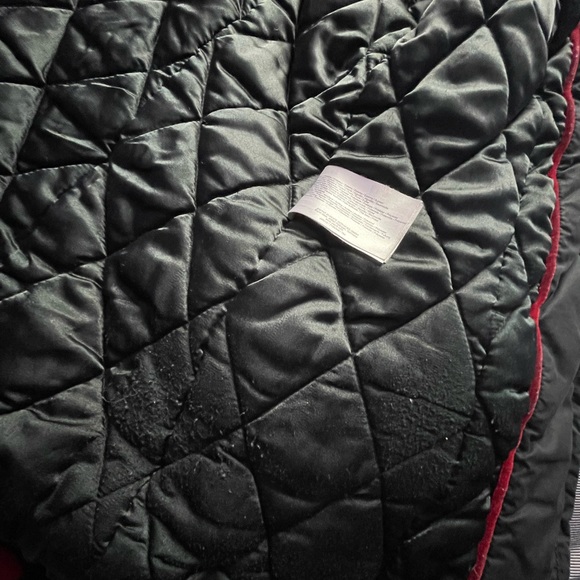 EDC Esprit Military Bomber Jacket Fur Hood Women’s Size M - Picture 11 of 12